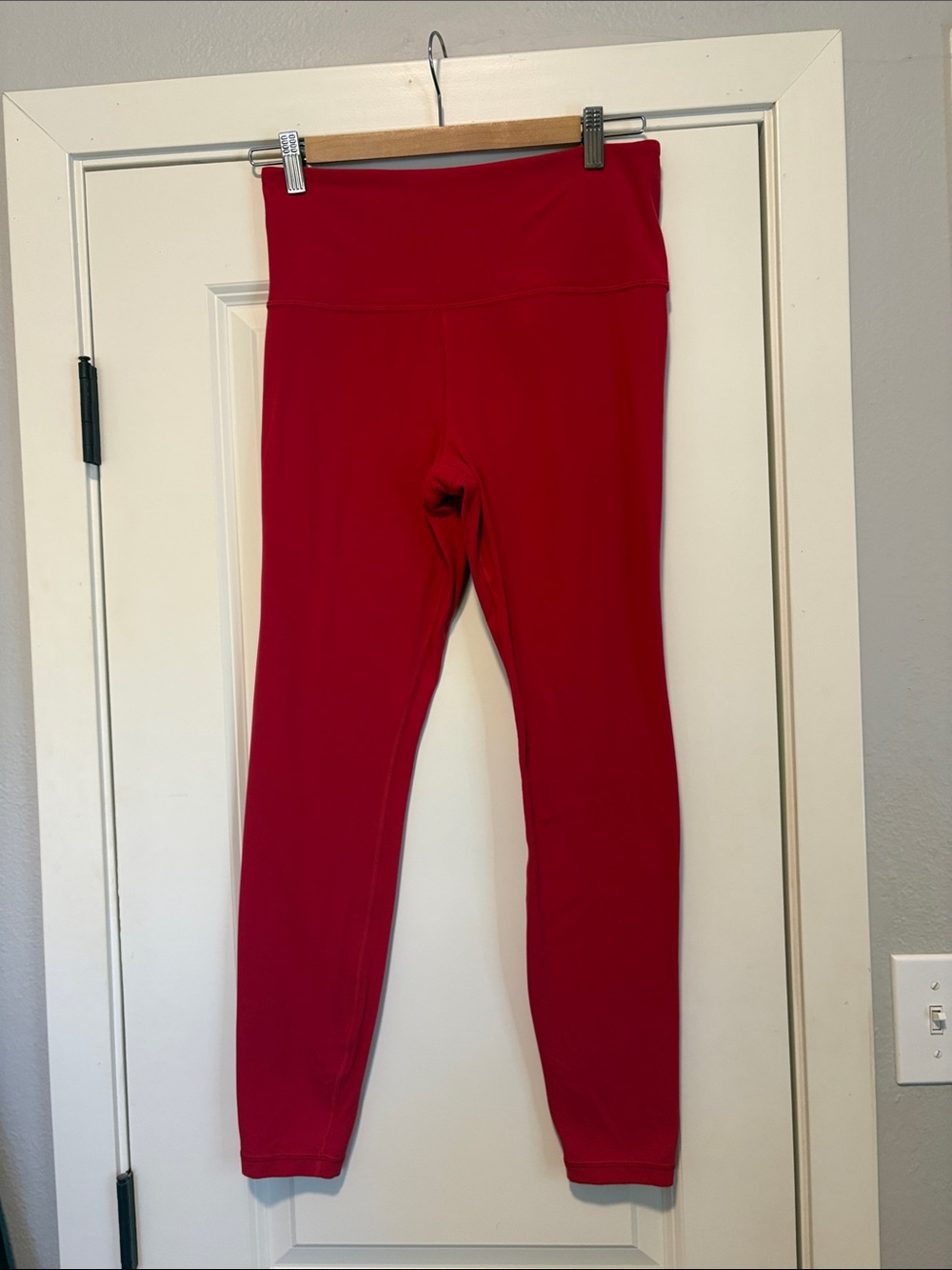 Athleta Red High-Rise Performance Leggings